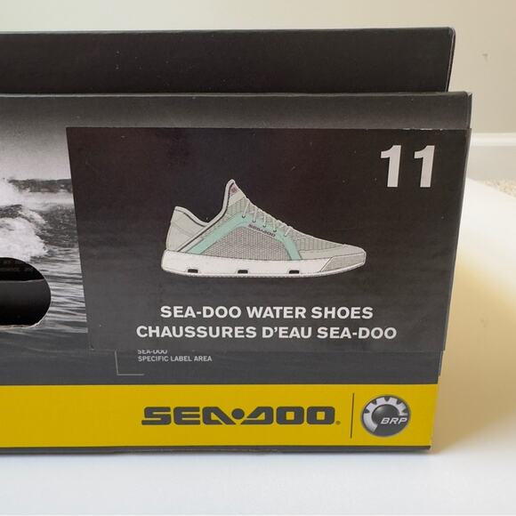 Sea-Doo Water Shoes in Grey Green jet ski Sneakers Breathable amphibian unisex - Picture 12 of 14